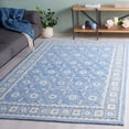 thumbnail image 2 of SAFAVIEH Ebony Tegan Medallion Area Rug, Blue/Ivory, 3' x 3' Square, 2 of 10