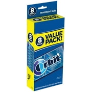 Orbit Peppermint Sugar Free Chewing Gum - 14 ct (8 Pack)