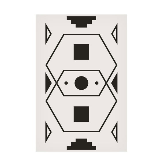 Trademark Fine Art jay stanley Minimal Shapes 3 Canvas Wall Art