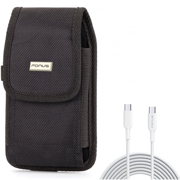 For Galaxy A73 /A54 /A53 /A33 - Case Belt Clip w 10ft Long Type-C Cable, Swivel Holster Rugged, Fast Charger Cord PD Power for Samsung Galaxy A73 /A54 /A53 /A33 5G