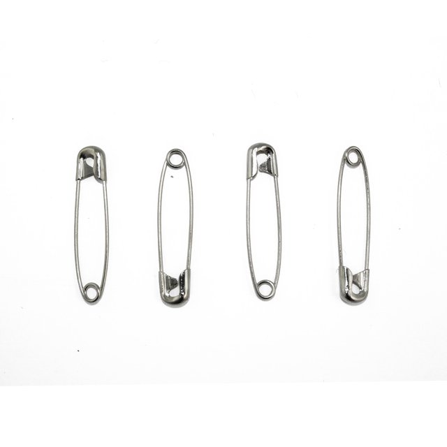 Silver Safety Pins Size 2 1.5 Inch 144 Pieces