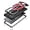 Black Red, variant on for Samsung Galaxy S24 Ultra case 2024 Metal Hard Phone Case Cover Case para Screw(with Soft Screen Protector) Heavy Duty Rugged Military Grade