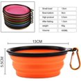 thumbnail image 3 of Collapsible Pet Bowl/Silicone Dog Bowl for Travel/Foldable Travel Bowl/Portable Pet Food Bowl/Cat Water Bowl/Silicone (12 oz) (Black), 3 of 5