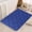 1PC-Blue, variant on 4PCs Solid Color Bathroom Rug Set Super Soft Non Slip Bathtub Carpet Absorbent Bath Mat, Bathroom Carpet, Plush Bath Mat for Bathroom, Easier To Dry