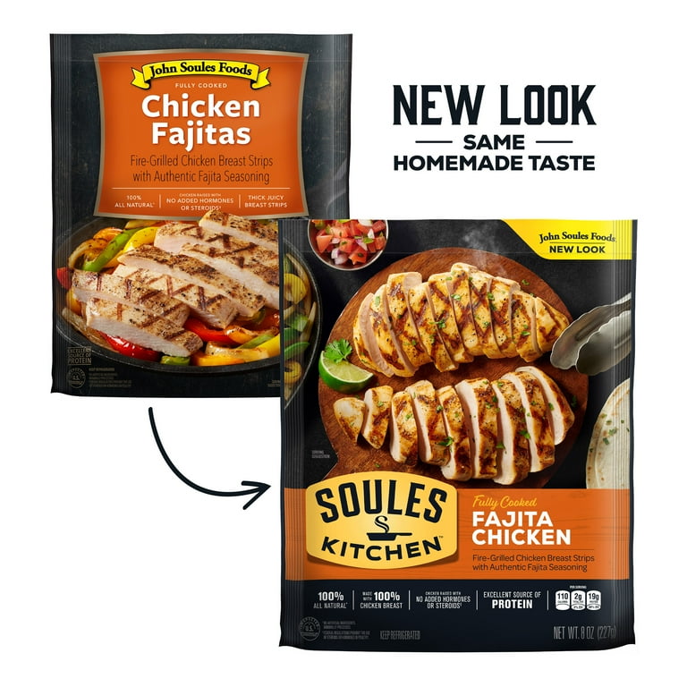 John Soules Foods Fully Cooked Fajita Chicken Strips oz Fire
