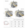 thumbnail image 2 of Grey Marble Toaster Cover 2 Slice, Small Kitchen Appliance Covers, Modern Abstract Gold Ombre Aesthetic Art Toaster Oven Cover with Loop, Bread Machine Cover Polyester Dust Cover Protection, 2 of 4