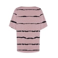 thumbnail image 4 of Usted Es Más Que una Camisa de Puntuación de Prueba, de Moda Casual Impreso Botón de Manga Corta Cuello en V para las Mujeres, 4 of 6