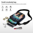 thumbnail image 7 of HELLHERO 4.33x1.97x7.09 Crossbody Bag, Men, Women with Vintage Cat, 7 of 7