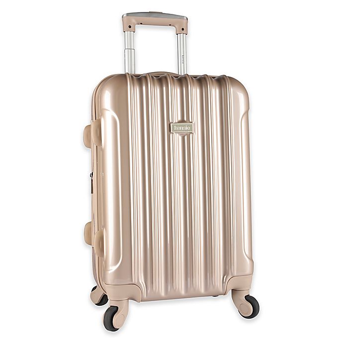 gold carry on luggage