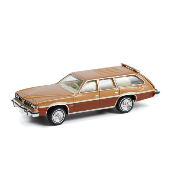 1976 Pontiac Grand LeMans Safari, Gold Metallic - Greenlight 36040E/48 - 1/64 scale Diecast Model Toy Car