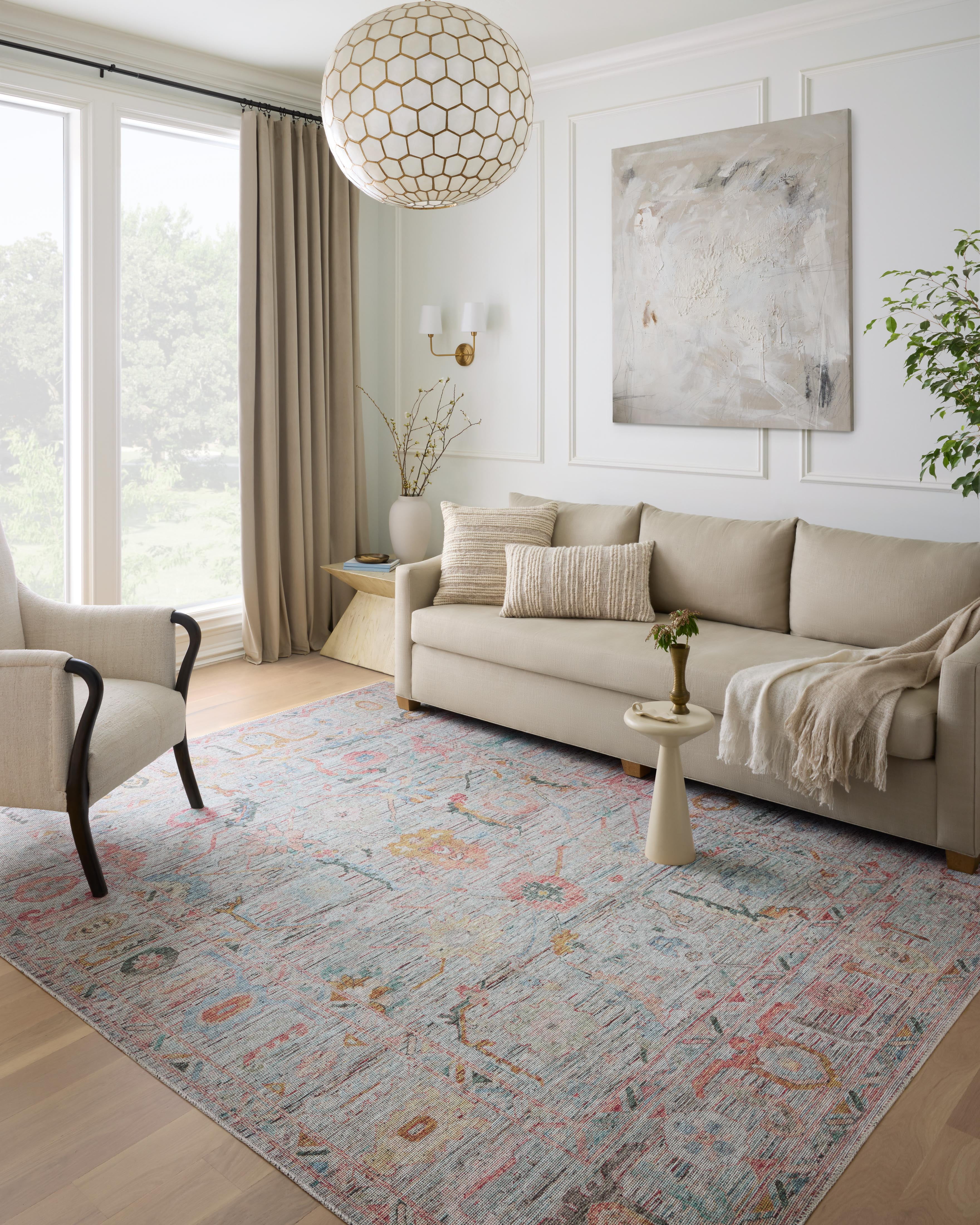 Loloi II Elysium Multi / Fiesta 7'-10" X 7'-10" Round Area Rug