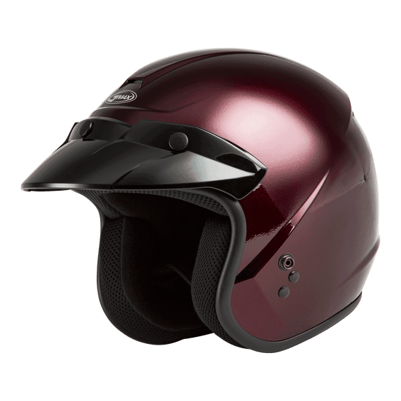 OF-2 OPEN-FACE HELMET WINE RED 2X