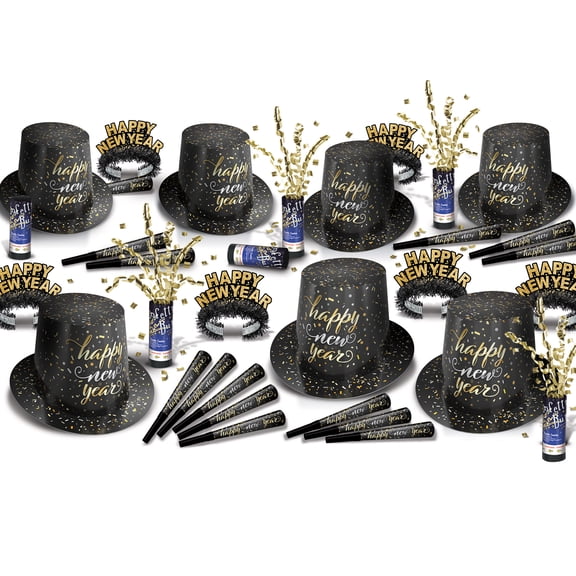 Confetti New Year Assorted Kit of 100 pieces for 50 guests