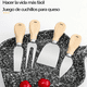 thumbnail image 4 of "Juego De Cuchillos Para Queso De Acero Inoxidable, 4 Piezas Belug,  Bordó ", 4 of 5