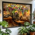 thumbnail image 5 of Exquisite Floral Wall Decals - Colorful Wildflower Hanging Garland Wall Stickers, Removable Peel and Stick Flower Vine Decor for Living Room, Bedroom, Mirror & Window Glass, 23.6" x 11.8", 5 of 6