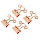 thumbnail image 4 of 100 Clips Huecos Para Carpetas, Multiusos, Fuerte Fuerza De Sujeción, Abrazaderas De Papel De Metal, Clips Plegables Para Fotos, Clips Estacionarios Para Oficina, Escuela, Hogar (oro Rosa), 4 of 5