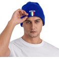 thumbnail image 4 of Drapeau Italien Italy Love Italia Tuque Tricotée Bonnet Chaud d'Hiver Bonnets à Revers Tuque Watch pour Hommes Femmes, 4 of 6
