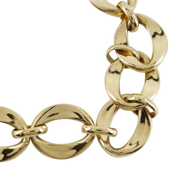 Pre-Owned Chanel CHANEL Chain choker necklace, gold plated, approx. 156.0g, choker,... (Good)