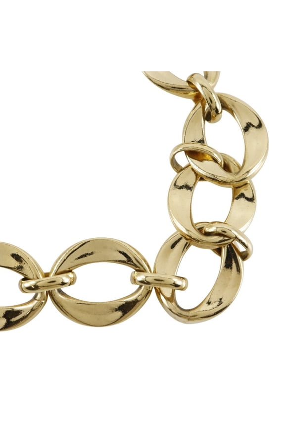 Pre-Owned Chanel CHANEL Chain choker necklace, gold plated, approx. 156.0g, choker,... (Good)