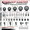 Service Caster Brand Replacement Caster for Uline Caster H7446S