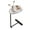 Imitation white marb, variant on Contemporary Living Room Side Table Couch Tray Sturdy Metal Base, Easy to Move