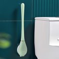 thumbnail image 1 of Escobilla de baño montada en la pared con soporte Limpiador de baño de mango largo (verde) Ndcxsfigh Nuevos Originales, 1 of 7