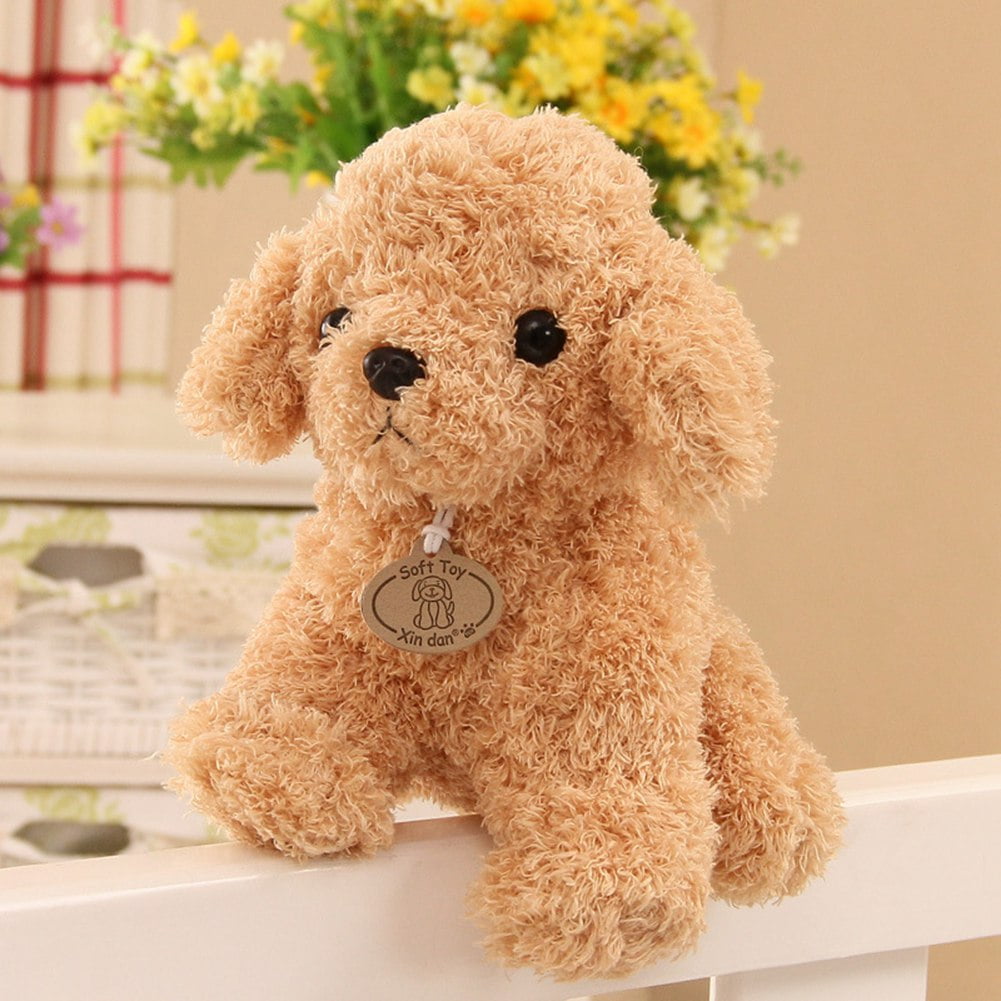 HEQU Cute Simulation Dog Plush Toy Puppy Doll Teddy Dog Kid Baby Gift