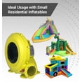 thumbnail image 2 of Zoom W2L 0.5 HP Electric Air Pump, 450W Blower Fan for Residential Inflatables, 2 of 8
