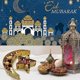 thumbnail image 3 of Plato de cena Eid Mubarak, bandeja de hierro forjado, Luna, estrella, decoración de Ramadán, suministros para fiestas Jt3goldaespa, 3 of 4