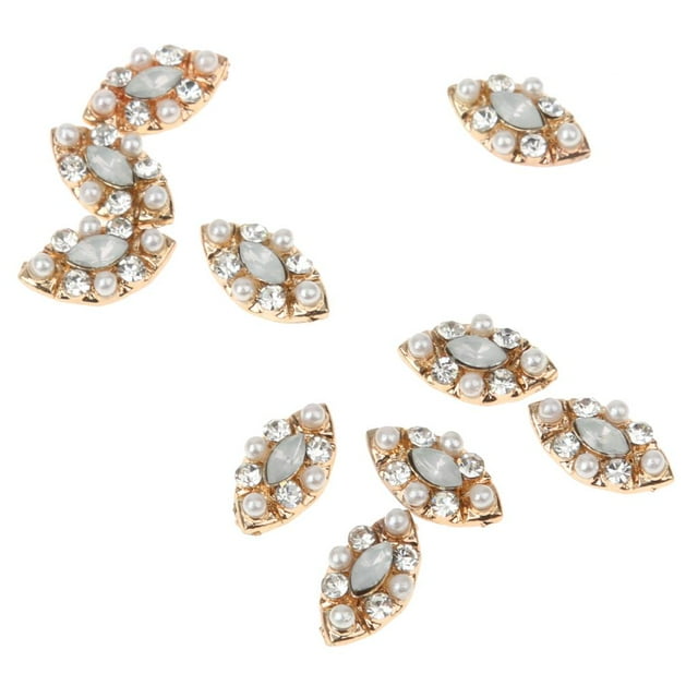 10pcs 3D Arte de Clavo Bling de Imitación Brillo Decoraciones Uñas DIY , 5 shamjiam Decoraciones Del Arte Del Clavo