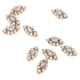 thumbnail image 1 of DIY 10 Piezas Set 3D Bling Rhinestone Charm Decoraciones Guitarra Flo Oro blanco 5, 1 of 5