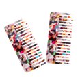thumbnail image 1 of unbranded 2Ud Peines Para Desenredar De Material Acetato Anti Frizz Para Uso Diario Multi Color, 1 of 8