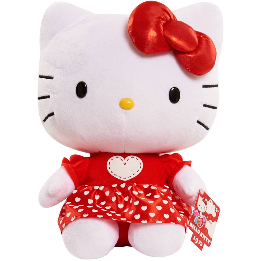 hello kitty valentines day plush