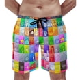 thumbnail image 5 of Battle for Dream Island BFDI Mens Board Shorts Quick Dry Swim Trunk Lightweight Soft Swimsuit Bathing Suit for Boys 2XL, 5 of 8