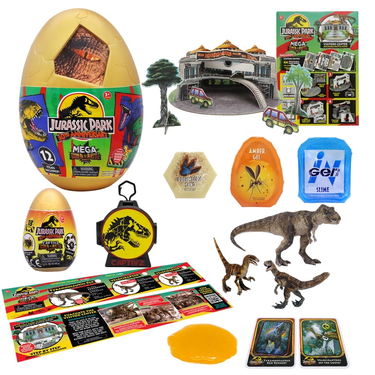 Jurassic Park Captivz 30th Anniversary Mega Egg, Dinosaur