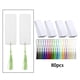 thumbnail image 2 of 80x Marcadores blancos en blanco con borlas Marcadores blancos Durable Marcador colorido Borlas Cartulina Marcadores en blanco para colgante Dibujo a, 2 of 9