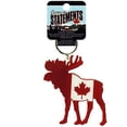 thumbnail image 2 of Souvenir Statements 89961JE Red Canadian Flag Moose Souvenir Keychain, 2 of 2
