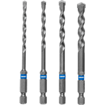 HART 4-Piece Hex Shank Masonry Drill Bit Set