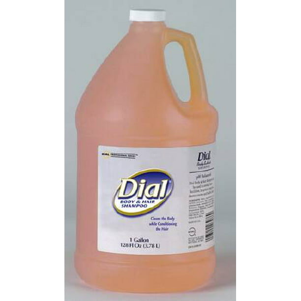Dial Shampoo and Body Wash, 128 oz. Jug Peach Scent, DIA03986 Case of