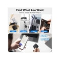 thumbnail image 3 of Air Tag Black 2 Pack Bluetooth Tracker Work With Apple Find My IOS Only Key Finder Item Locator Smart Tag Key Ring Lanyard For Keys Luggage Wallet Replaceable Battery, 3 of 5
