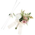 thumbnail image 2 of ColoMX 2 piezas de flores de boda ramo de corsage pulsera artificial bouquet bracelet flor, 2 of 7