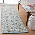 thumbnail image 2 of SAFAVIEH Blossom Dima Damask Runner Rug, Navy/Yellow, 2'3" x 10', 2 of 5