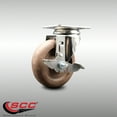 thumbnail image 2 of 4 Inch 316SS High Temp Glass Filled Nylon Swivel Top Plate Caster with Brake SCC, 2 of 2