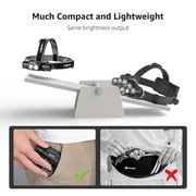 Lepro Professional-Grade Headlamp with 2200 mAh Rechargeable Battery , 1000 Lumens Ultra-Bright LED Headlight ,IP65 and 6 Lighting Modes Pro Level Flashlight for Camping, Running