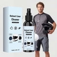 thumbnail image 6 of 100ml Helmet Liner Cleaner Deodorizer Spray, Fast Drying Interior Foam Padding Care for Motorcycle Bicycle Sports Helmets, 6 of 6