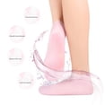 thumbnail image 1 of Wweixi Soft Silicone Gel Socks Toe Socks Protection Foot Care Protector Pink XL, 1 of 1