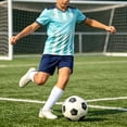 thumbnail image 2 of JAJAHO Boys Summer Outfits 2 Piece Athletic Set V Neck Tee And Elastic Waist Running Shorts Boy Summer Clothes Activewear, 2 of 5