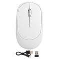 thumbnail image 2 of Mouse, Convenient Chargable Mouse Practical Rechargeable Portable  for Notebook for Office for Home for Desktop White, 2 of 7