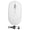 White, variant on M Buder Wireless Rechargeable Optical Mouse, 3 DPI Levels Silent 2.4G Slim Computer Mice with USB Receiver for Laptop PC Desktop Mac, 4.7 inches / 12 cm, Black