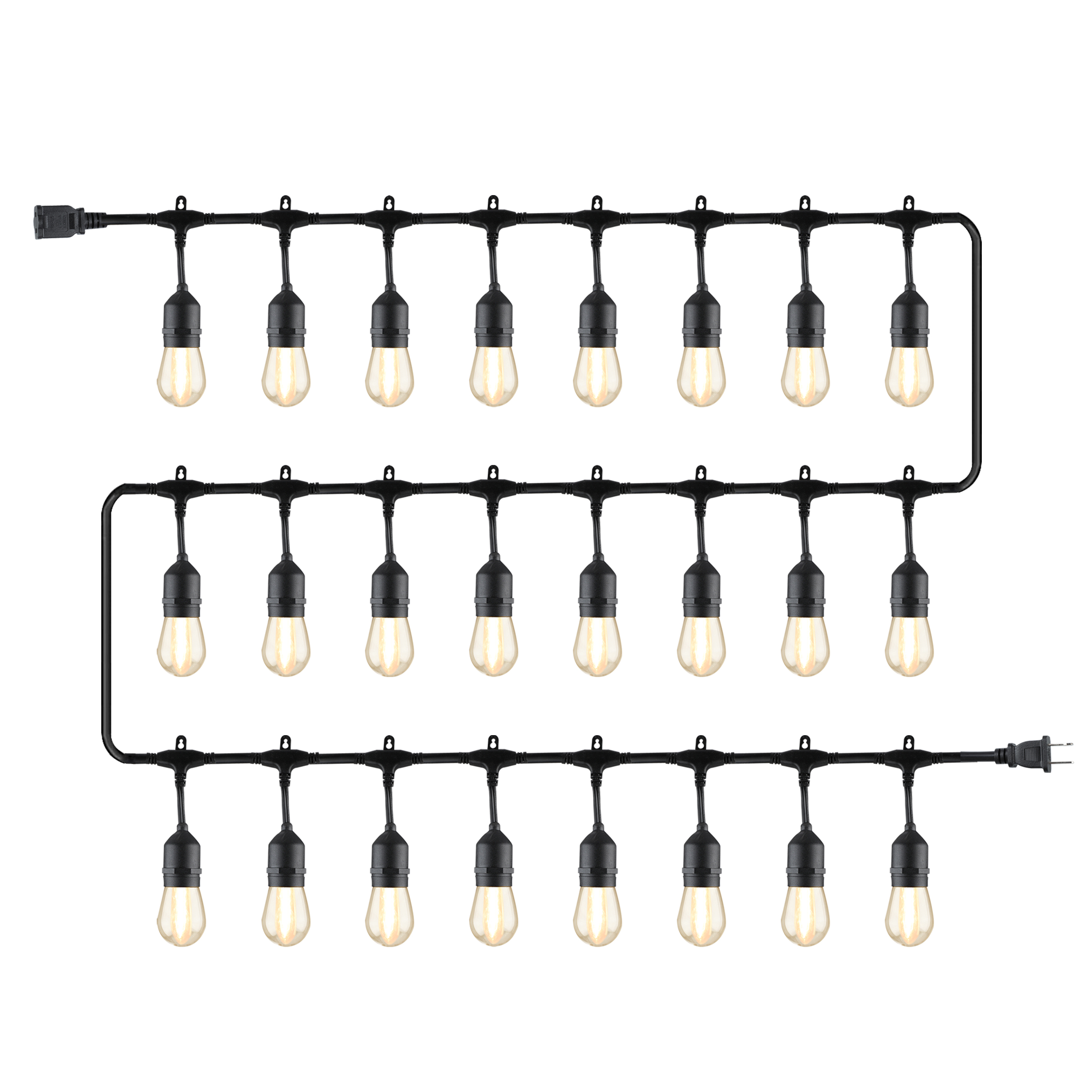 Better Homes & Gardens 48ft Outdoor String Lights, 24 LED Bulbs photo 2